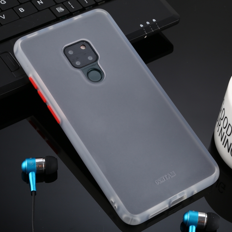 

For Huawei Mate 20 Skin Hand Feeling Series Anti-fall Frosted PC+ TPU Case(Transparent)