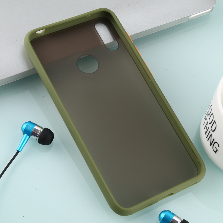 

For Huawei Y7 (2019) Skin Hand Feeling Series Anti-fall Frosted PC+ TPU Case(Green)