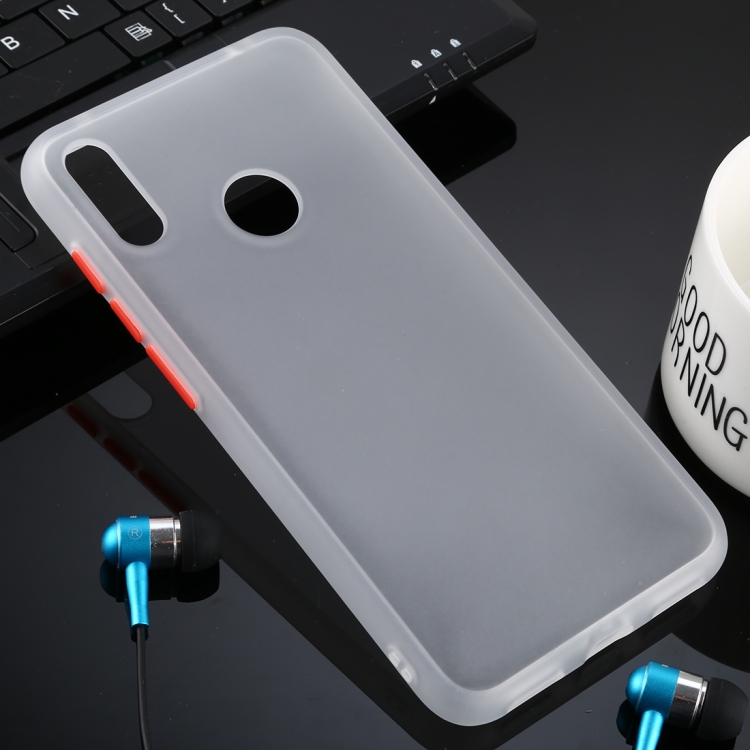 

For Huawei Y7 (2019) Skin Hand Feeling Series Anti-fall Frosted PC+ TPU Case(Transparent)