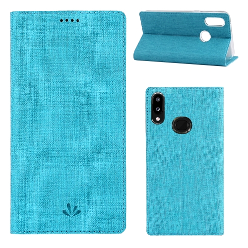 

For Galaxy A10s ViLi Shockproof TPU + PU Horizontal Flip Protective Case with Card Slot & Holder(Blue)