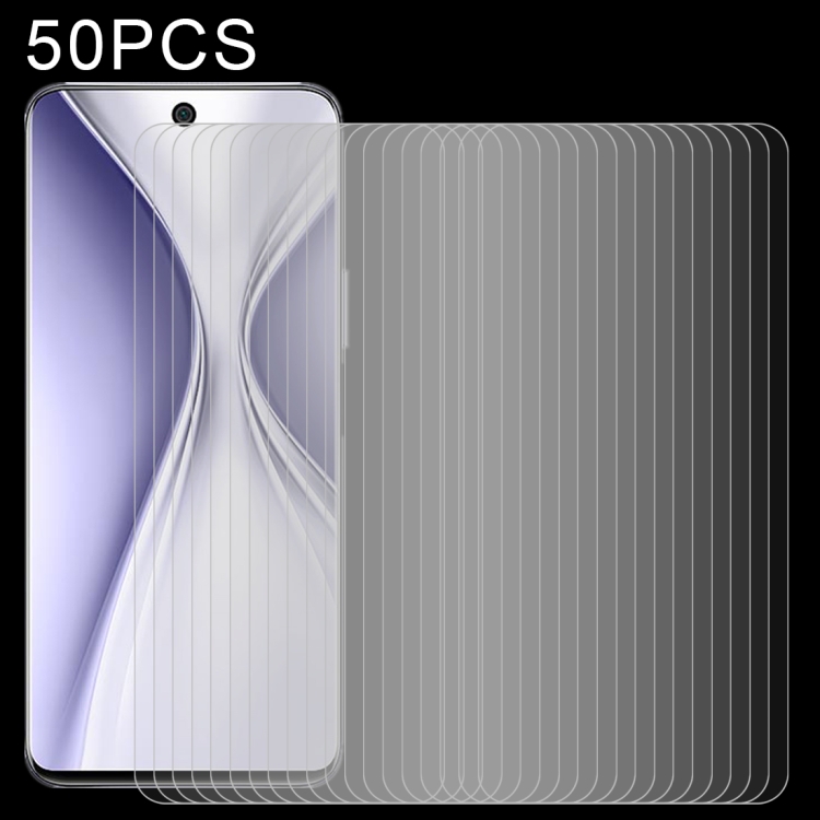 

For Honor X20 SE 50 PCS 0.26mm 9H 2.5D Tempered Glass Film