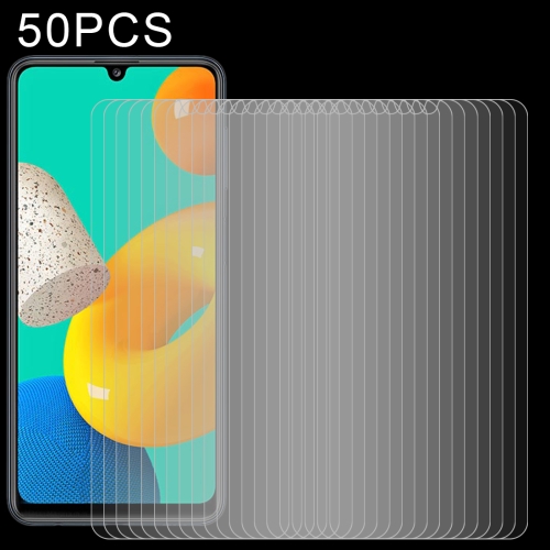 

For Samsung Galaxy M32 50 PCS 0.26mm 9H 2.5D Tempered Glass Film