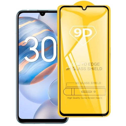 

For Honor 30i 9D Full Glue Full Screen Tempered Glass Film