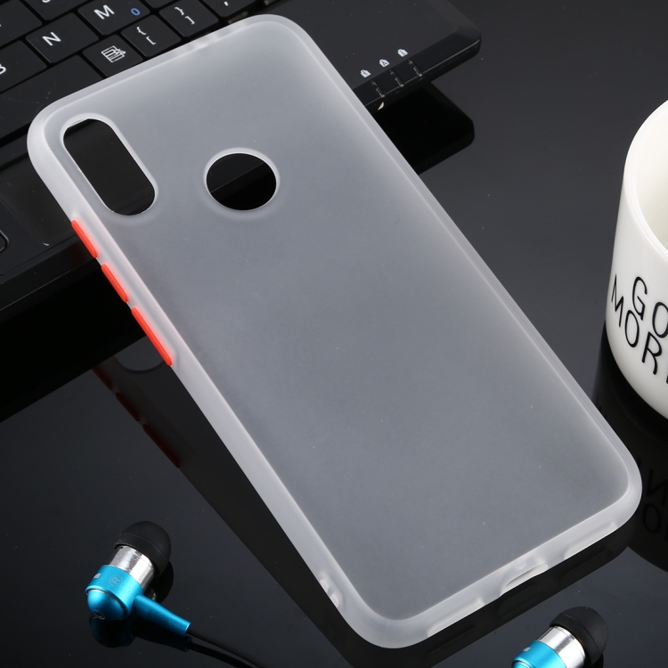 

For Xiaomi Redmi Note 7 Skin Hand Feeling Series Anti-fall Frosted PC+ TPU Case(Transparent)