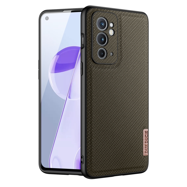 

For OnePlus 9RT 5G DUX DUCIS Fino Series PU + TPU Protective Phone Case(Green)