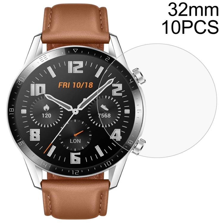 

D32mm 10 PCS Round HD PET Film Watch Screen Protector