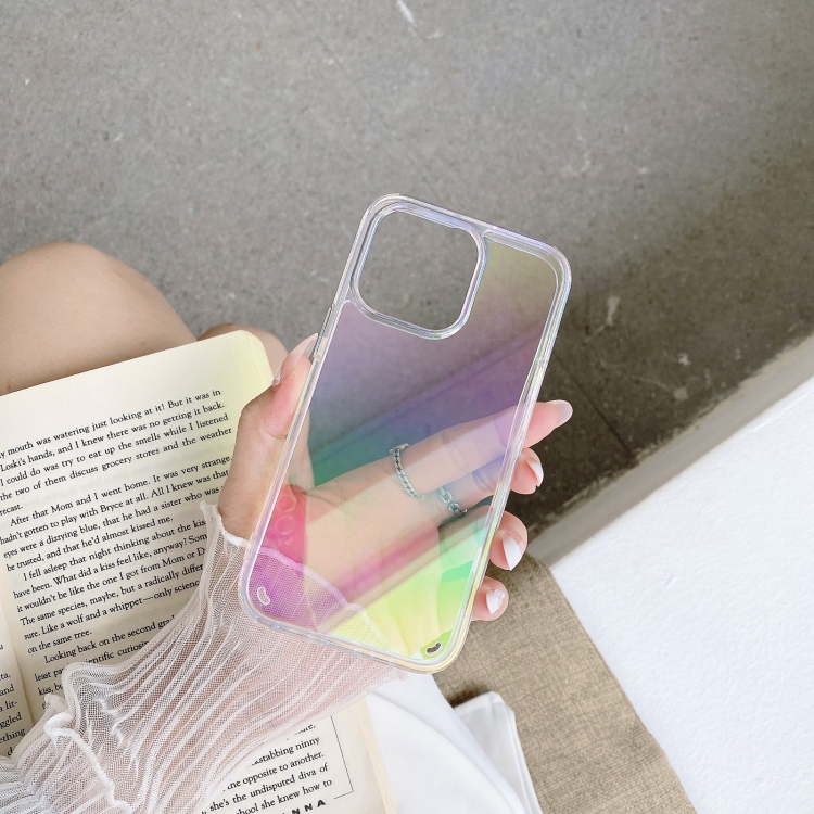 

2 in 1 TPU + PC Colorful Plating Phone Case For iPhone 13 mini