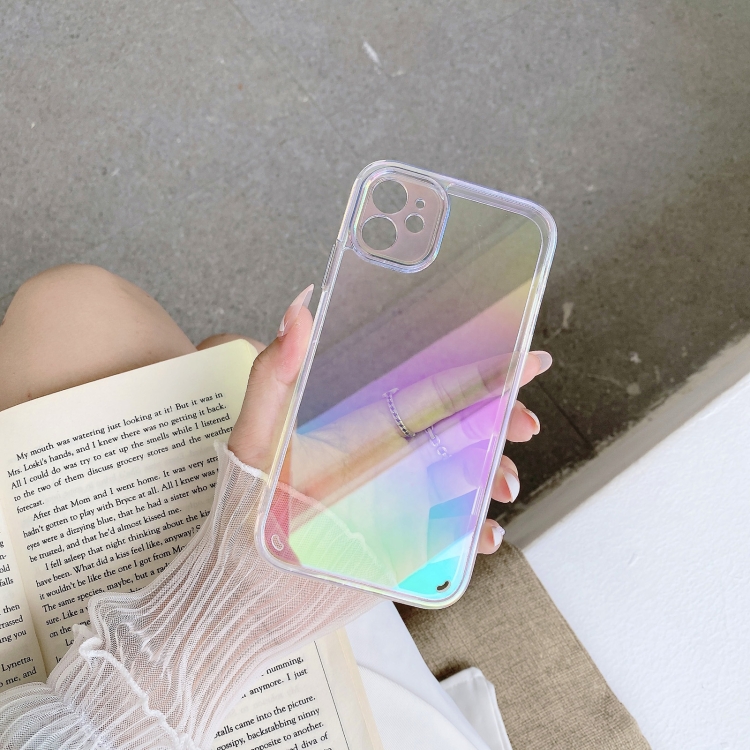 

2 in 1 TPU + PC Colorful Plating Phone Case For iPhone 12