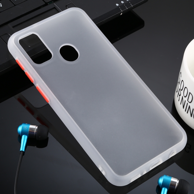 

For Galaxy M30s Skin Hand Feeling Series Anti-fall Frosted PC+ TPU Case(Transparent)