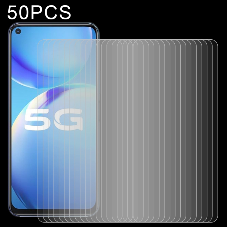 

For vivo Y70t 50 PCS 0.26mm 9H 2.5D Tempered Glass Film
