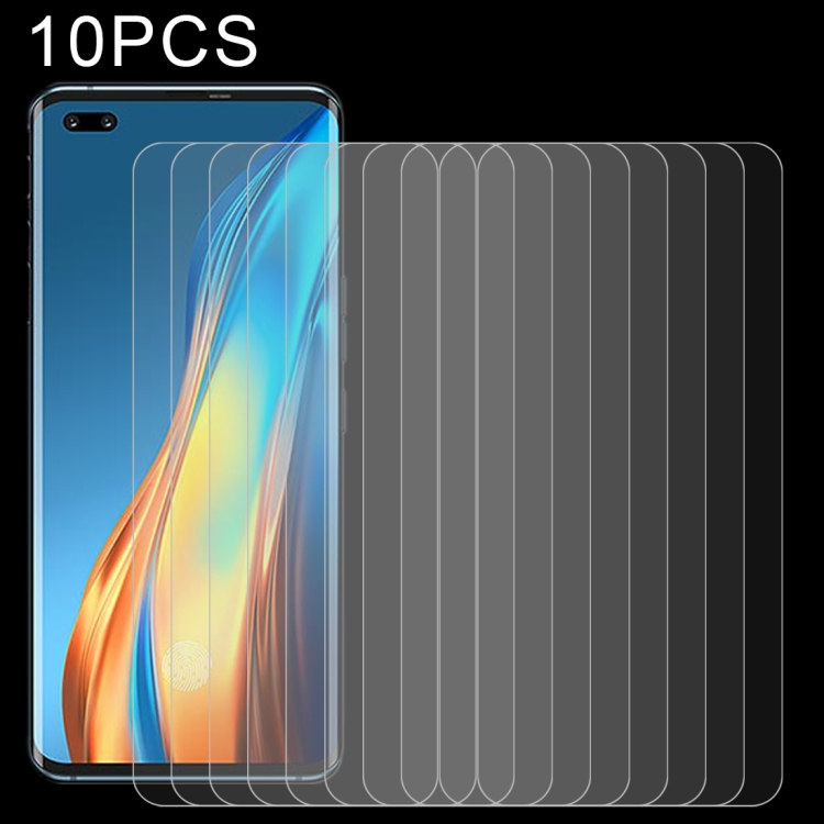 

For Tecno Phantom X 10 PCS 0.26mm 9H 2.5D Tempered Glass Film