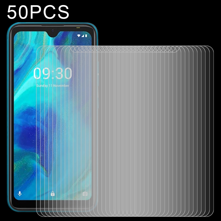

For Tecno Pop 5 50 PCS 0.26mm 9H 2.5D Tempered Glass Film