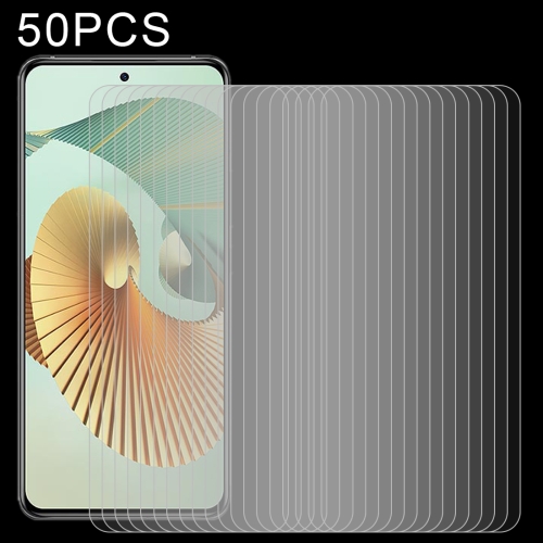 

For ZTE Axon 30 Pro 5G 50 PCS 0.26mm 9H 2.5D Tempered Glass Film