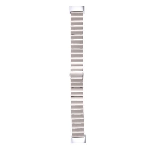 

For Fitbit Charge 5 One-bead Steel Strap Watchband(Silver)