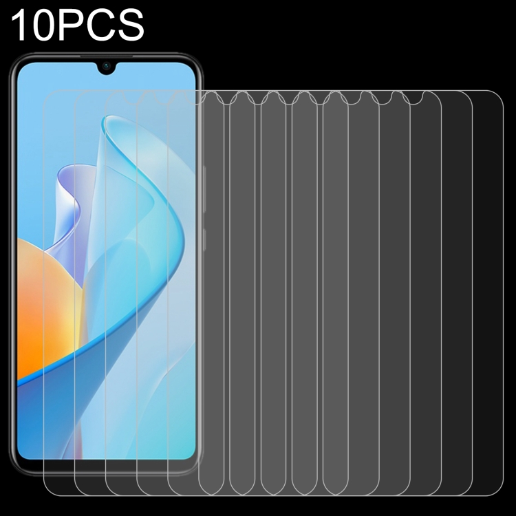 

For NZONE S7 Pro+ 5G 10 PCS 0.26mm 9H 2.5D Tempered Glass Film