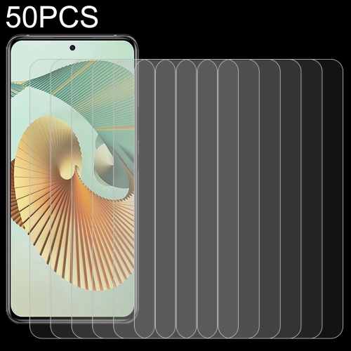 

For ZTE Axon 30 Pro 5G 50 PCS 0.26mm 9H 2.5D Tempered Glass Film