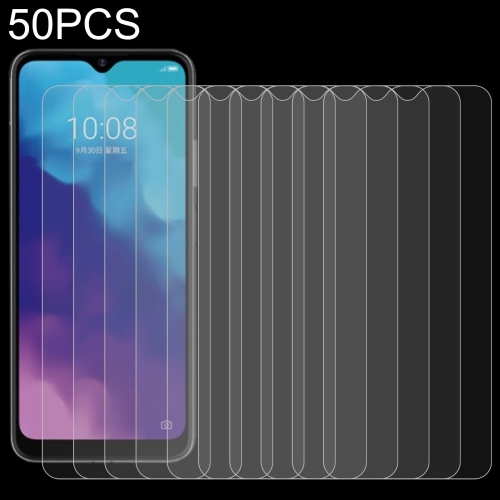 

For ZTE V2022 50 PCS 0.26mm 9H 2.5D Tempered Glass Film