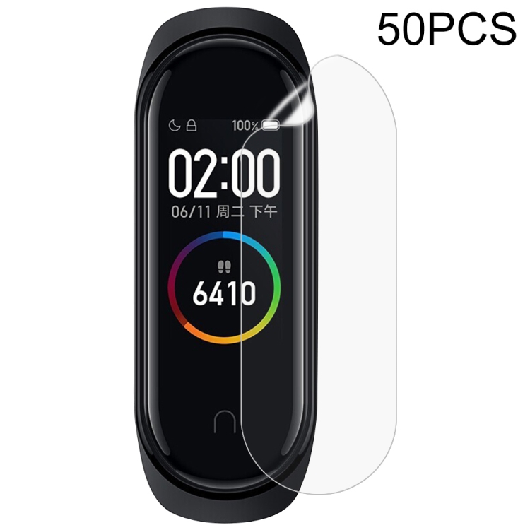 

For Xiaomi Mi Band 4 50 PCS Soft Hydrogel Film Watch Screen Protector