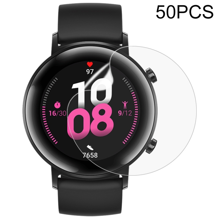 

For Huawei Watch GT 2 42mm 50 PCS Soft Hydrogel Film Watch Screen Protector