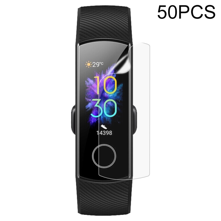 

For Honor Band 5 50 PCS Soft Hydrogel Film Watch Screen Protector