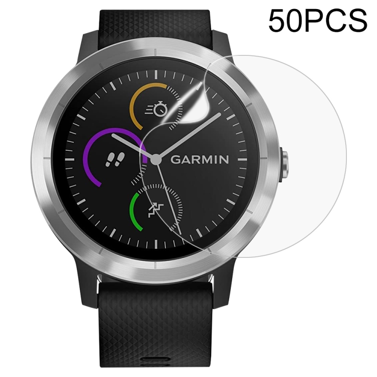

For Garmin Vivoactive 3 50 PCS Soft Hydrogel Film Watch Screen Protector
