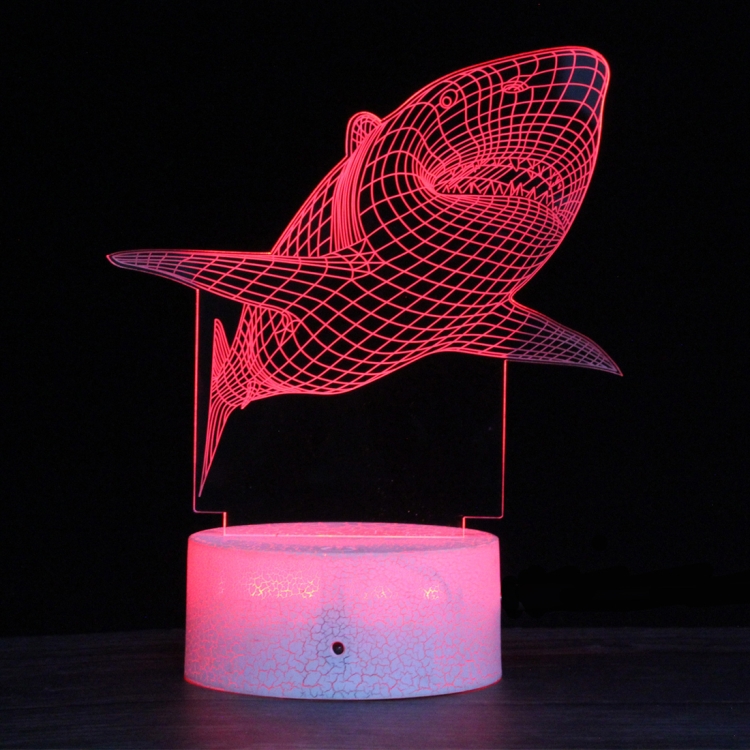 

HY02 Crack Base Sea Animal Series Creative 3D Colorful LED Decorative Night Light, Touch Version