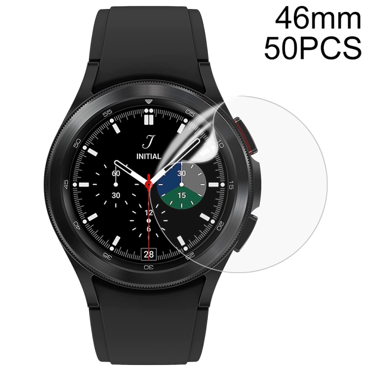 

For Samsung Galaxy Watch4 Classic 46mm 50 PCS Soft Hydrogel Film Watch Screen Protector