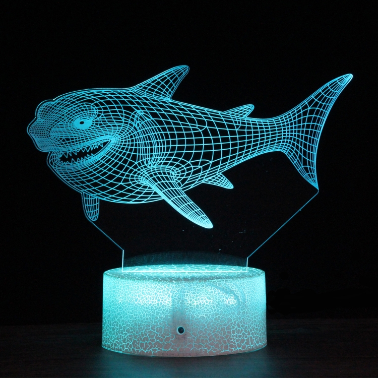 

HY03 Crack Base Sea Animal Series Creative 3D Colorful LED Decorative Night Light, Remote Control Version
