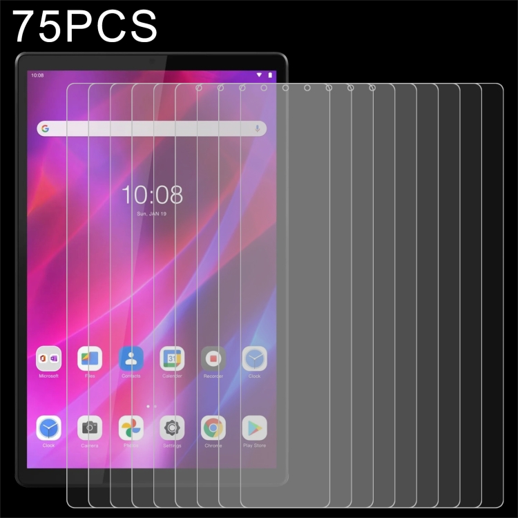 

For Lenovo Tab K10 75 PCS 9H 2.5D Explosion-proof Tempered Tablet Glass Film