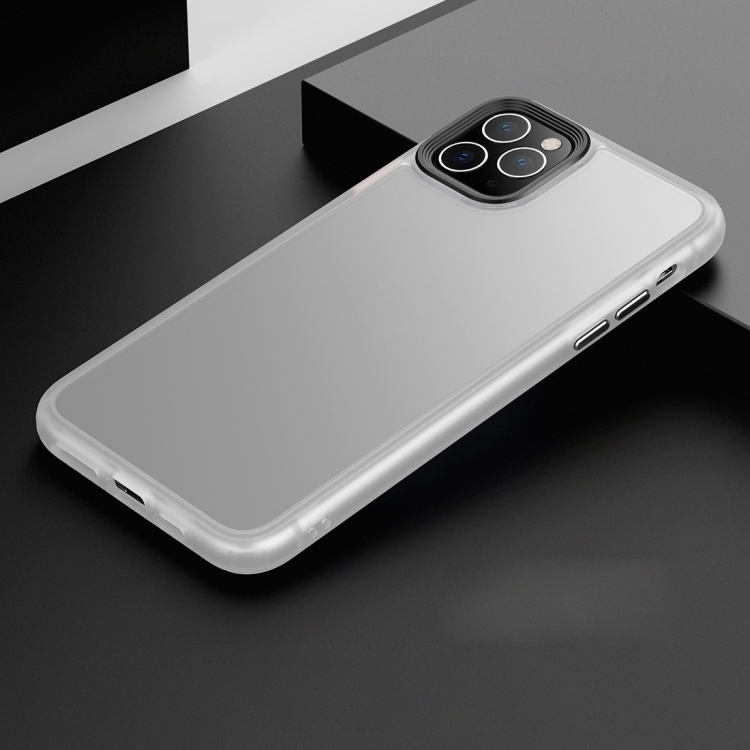 

Frosted Back Shockproof Phone Case For iPhone 11 Pro Max(Frosted White)