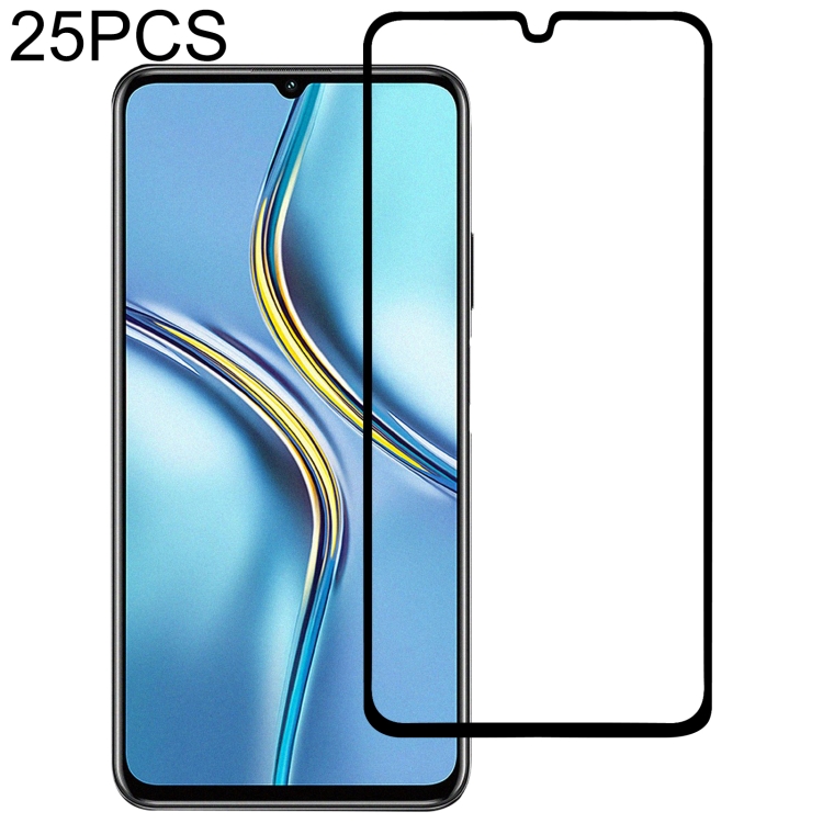 

25 PCS Full Glue Cover Screen Protector Tempered Glass Film For Honor X30 Max