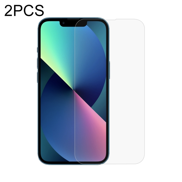 

2 PCS ROCK 0.33mm HD Boundless Tempered Glass Film For iPhone 13 mini