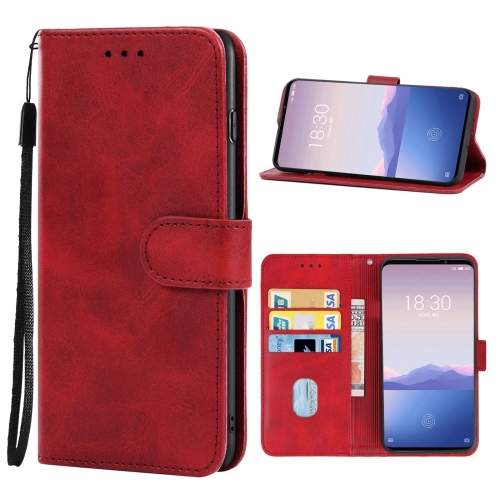 

Leather Phone Case For Meizu 16Xs(Red)