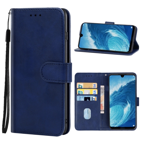 

Leather Phone Case For Huawei Enjoy Max(Blue)