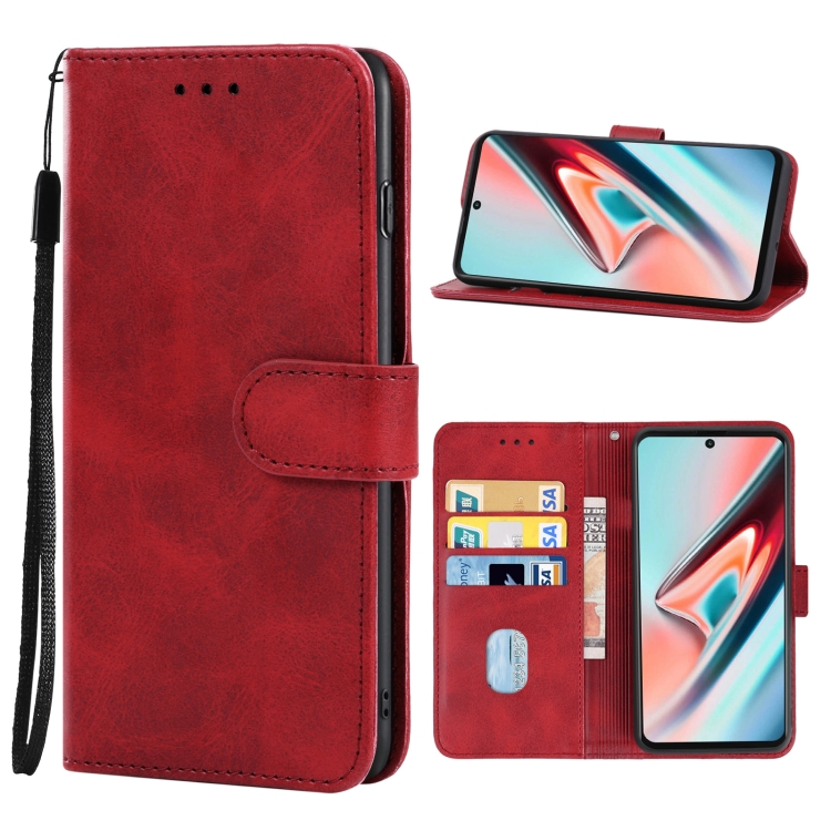 

Leather Phone Case For Blackview A100(Red)