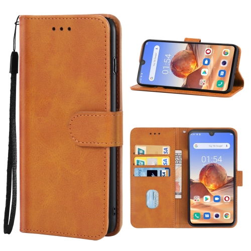 

Leather Phone Case For Blackview BV9900(Brown)