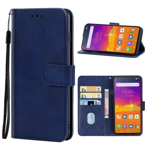 

Leather Phone Case For Blackview BV9900 Pro(Blue)