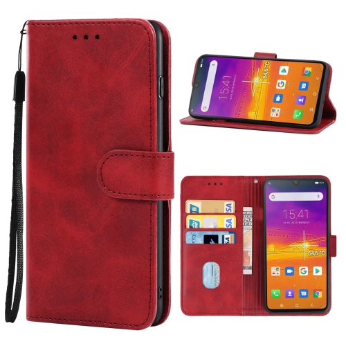 

Leather Phone Case For Blackview BV9900 Pro(Red)