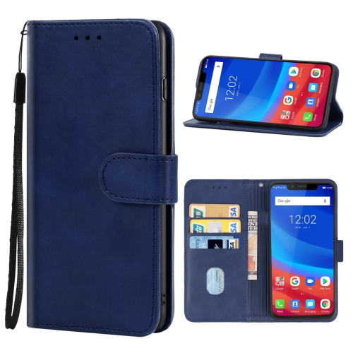 

Leather Phone Case For Ulefone Armor 6(Blue)