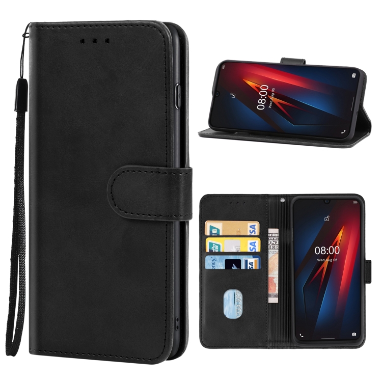 

Leather Phone Case For Ulefone Armor 8(Black)