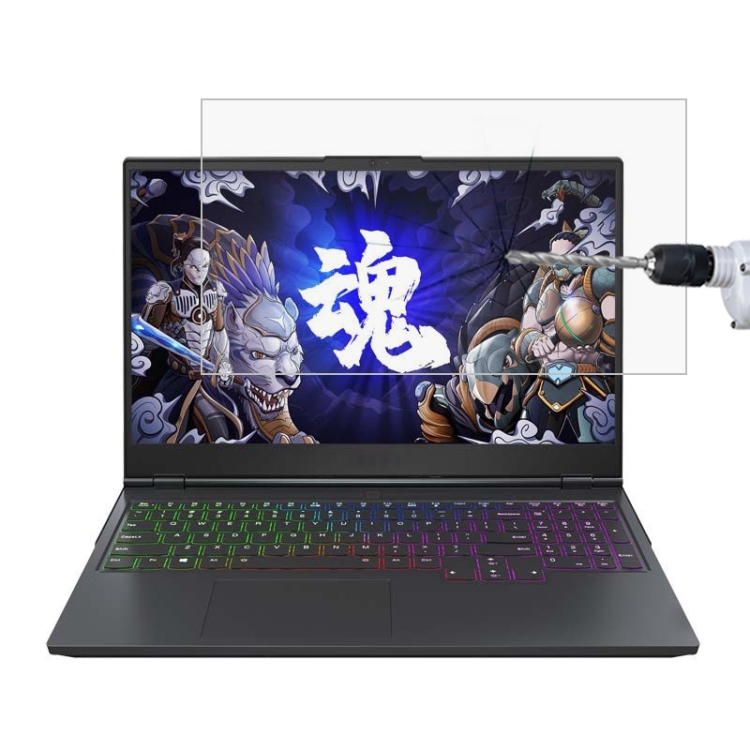 

Laptop Screen HD Tempered Glass Protective Film For Lenovo Y9000K 2020 15.6 inch