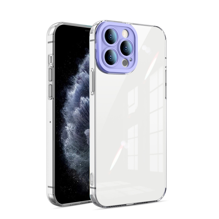 

Candy Color TPU Phone Case For iPhone 11 Pro(Purple)