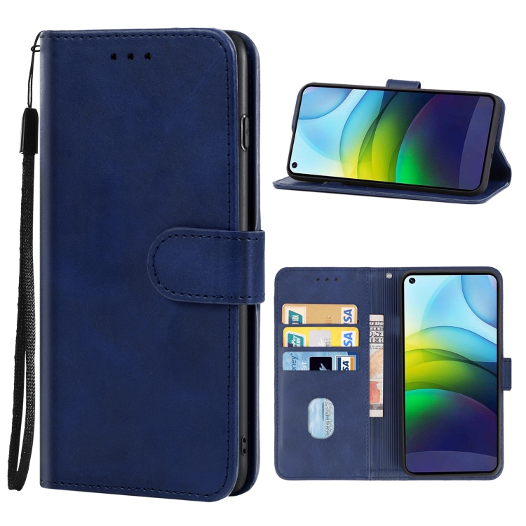 

Leather Phone Case For Lenovo K12 Pro(Blue)