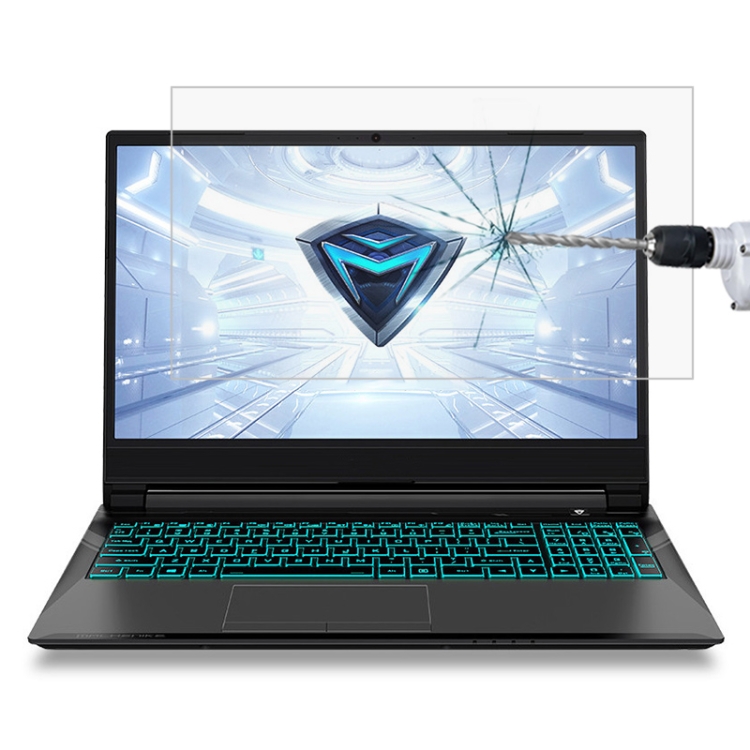

For MACHENIKE T58-VCI1p 15.6 inch Laptop Screen HD Tempered Glass Protective Film