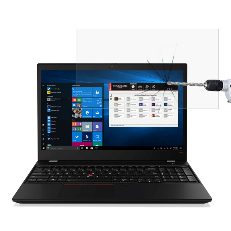 

Laptop Screen HD Tempered Glass Protective Film For ThinkPad P15s 15.6 inch