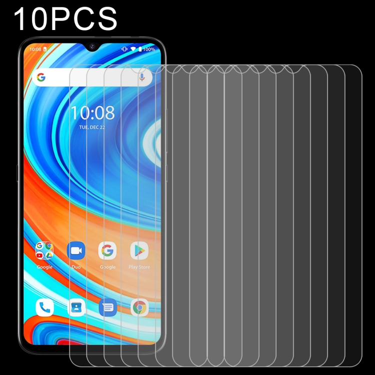

10 PCS 0.26mm 9H 2.5D Tempered Glass Film For Umidigi A9