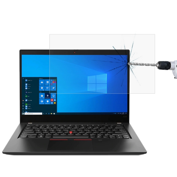 

Laptop Screen HD Tempered Glass Protective Film For ThinkPad X395 13.3 inch