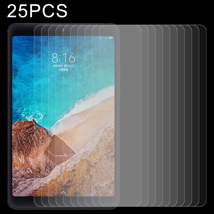 

25 PCS 9H 2.5D Explosion-proof Tempered Tablet Glass Film For Xiaomi Mi Pad 4