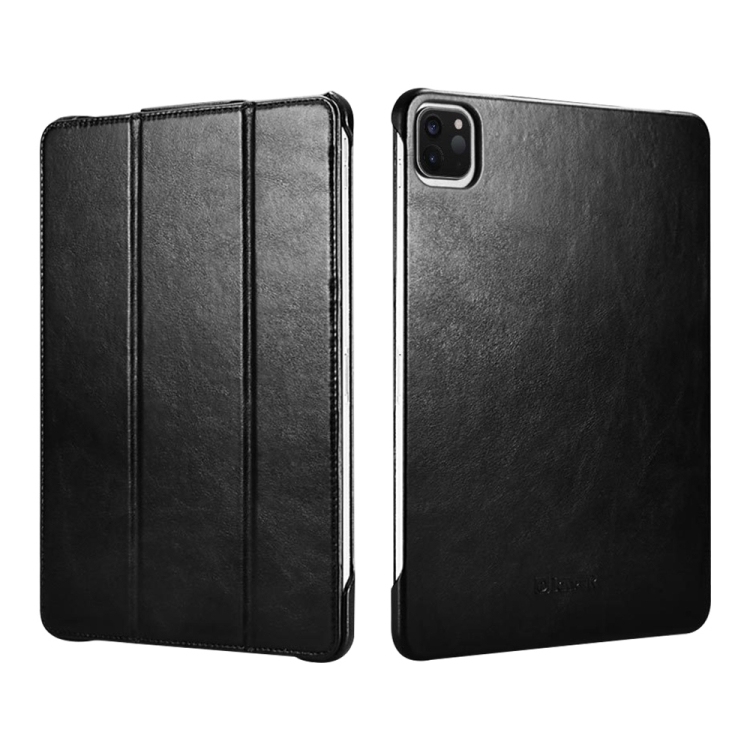 

ICARER Smart Ultra-thin Tablet Protective Leather Case For iPad Pro 12.9 inch 2018(Black)