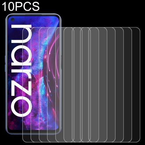 

10 PCS 0.26mm 9H 2.5D Tempered Glass Film For OPPO Realme Narzo 30 Pro